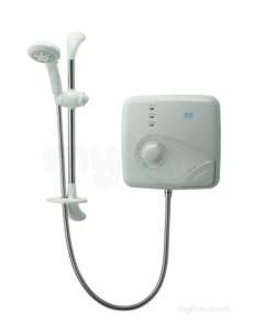 Triton Electric Showers -  Triton T150z Pumped Electric 9.5 Kw White Chrome