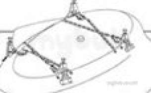 Kaldewei Steel Baths -  Kaldewei Leg Set 5037 583170000000