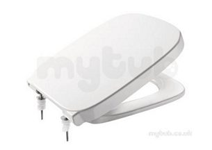 Roca Sanitaryware and Accessories -  Victoria Plus Seat And Cvr Steel Hinges Wh