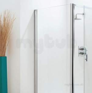 Coram Optima Enclosures -  Optima Side Panel 760mm Plain Glass Wht
