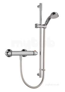 Mira Value and Mini Mixer Ranges -  Mira Coda Plus Exposed Valve Thermostatic Valve And Kit Chrome Plated