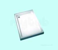 Mira Flight Shower Trays -  Mira Flight 900 X 760mm Tray 4 Ups Wh