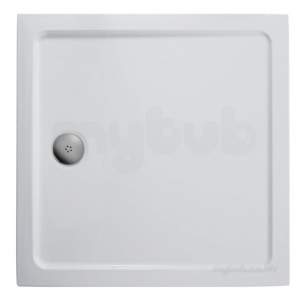 Trevi Showerworld Shower Trays -  Ideal Standard Idealite L6313 Tray 760 X 760mm Lp Ft Whit L631301