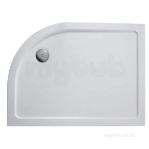 Trevi Showerworld Shower Trays -  Ideal Standard Idealite L6329 Right Hand Quad 900 X 800 Lp Ft Wh L632901