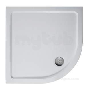 Trevi Showerworld Shower Trays -  Ideal Standard Idealite L6328 Tray Quad 1000mm Lp Ft Wh L632801