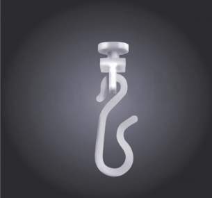 Center Brand Shower Accessories -  Croydex Gp98900pc Chrome Hook And Glider Pack For Professional Profile 400 800