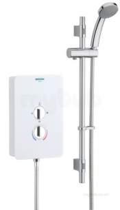 Bristan Electric Showers -  Bristan Smile Electric Shower 8.5kw White