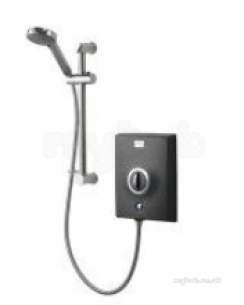 Aqualisa Electric Showers -  Aqualisa Quartz Electric 9.5kw Graphite /chrome Plated
