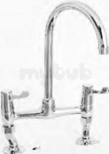 Deva Brassware -  Lever 3 Inch Bridge Sink Mixer-care Indice Cp