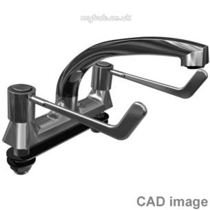 Deva Brassware -  Deva Single Lever Cd Deck Mtd Sink Mixer Cp
