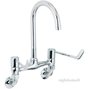 Deva Brassware -  Deva 3 Inch Single Lever Wall Mount Sink Mixer