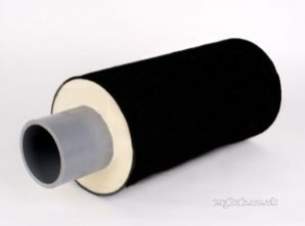 Durapipe Duracool Pipe -  M Of Duracool Abs Black Pn10 Pipe 5m 160