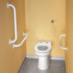 Doc M Pack -  Doc.m Rimless Ambulant Btw Pack White Grab Rails And Seat Pk8148wh