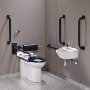 Doc.m Rimless Btw Pack Left Hand Blue Grab Rails And Seat Pk8247be