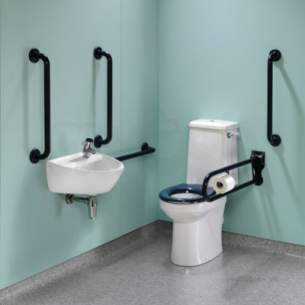 Doc M Pack -  Doc.m Rimless Super Pack Right Hand Blue Grab Rails And Seat Pk8346be
