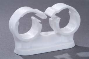 Tradefix Pipe Clips -  50 Tradefix 15mm Dbl Kliploc 9 Series