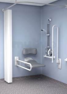 Inta Doc M -  Exp Doc M Shower Pack Rails And Seat Blue