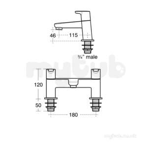 Ideal Standard Concept Acrylics -  Ideal Standard Concept Space S/bath 170x85 Left Hand Sq Ifp Plus Wh E049201