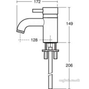 Ideal Standard Sottini Brassware -  Ideal Standard Alchemy E1965 Single Lvr Bath Filler Cp E1965aa