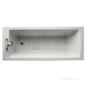 Ideal Standard Tempo Bathing -  Ideal Standard Tempo E2572 Arc 1700x700 Ifp Plus No Tap Holes Bath Wh E257201