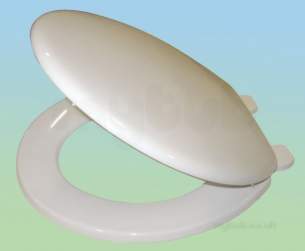 Carrara and Matta Toilet Seats -  Atlantic Anti Vandal Seat And Cover Wh