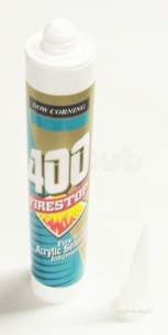 Adhesives and Sealants -  Dow Corning 400 380ml Firestop Seal Wh