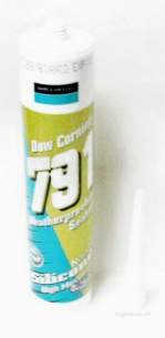 Adhesives and Sealants -  Dow Corning 791 310ml Weatherseal Wh