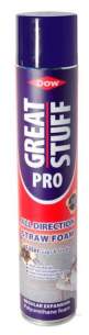 Adhesives and Sealants -  Dow Corning 6001112/z02 Na Great Stuff All Direction Foam 750 Ml Sold In Quantity 6