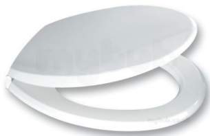 Carrara and Matta Toilet Seats -  Canyon Sculptured Seat And Cover White