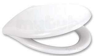 Carrara and Matta Toilet Seats -  Nord Thermoset Seat And Cover Mtl Hinge Wh