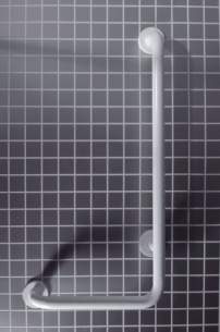 Saracen Disabled Products -  Saracen 800 X 400mm Left Hand L-rail White