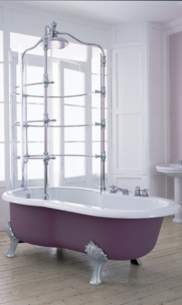 Ideal Standard Sottini Baths and Panels -  Ideal Standard Calvari E8441 1800mm Right Hand Rain Bath Cp/wh