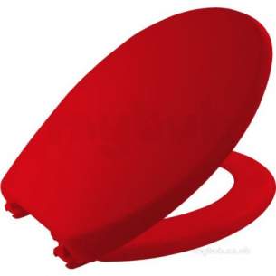 Carrara and Matta Atlantic and Java Seats -  Atlantic Spa Seat C/w Plastic Hinges Red