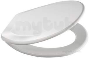 Carrara and Matta Atlantic and Java Seats -  Jersey Pl Seat With Plastic Hinges White