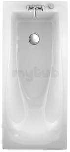 Ideal Standard Acrylic Baths -  Ideal Standard First No Tap Hole Bath 1700 X 700 White E879401