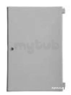 Gloucester Composites -  Kmg Elec Mtr Box Sdoor Sml 365x557mm X50