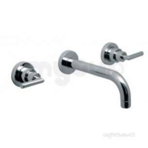 Vado Brassware -  3 Hole Bath Filler Plus 200mm Spout W/mtd