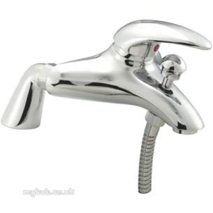 Deva Brassware -  Deva Elan Single Lvr Bath/shower Mixer And Kit Cp