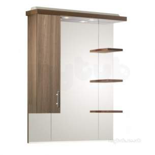 Roper Rhodes Furniture -  Ella Elm8aw 800 Mscc Mirror Walnut