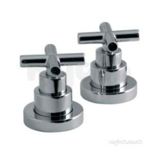 Vado Brassware -  Elements Water Pair Of Valves Deck Mnted