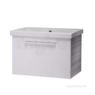 Roper Rhodes Furniture -  Envy 600 1 Drawer Wall Hung Unit Quartz