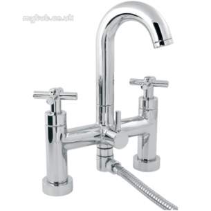 Deva Brassware -  Deva Expression Cd Deck Mtd Bath Shower Mixer