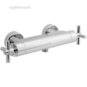 Deva Showering -  Deva Epr1500 Cross Therm Bar Shower Cp