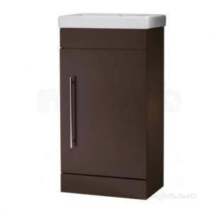 Roper Rhodes Furniture -  Esta Floor Cloakroom Vanity Unit Only Chocolate