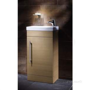 Roper Rhodes Furniture -  Esta Floor Cloakroom Vanity Unit Nat Oak