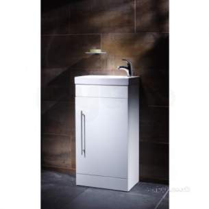 Roper Rhodes Furniture -  Esta Floor Cloakroom Vanity Unit White