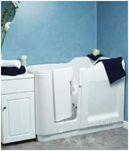 Euro Care Less Able Bathing -  Eurocare Adagio Walk In Right Hand Bath Tub White