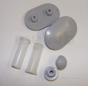 Armitage Grips Levers and Wastes -  Armitage Shanks Alto Seat Buffer/hinge Sleeve Pack Ev03867