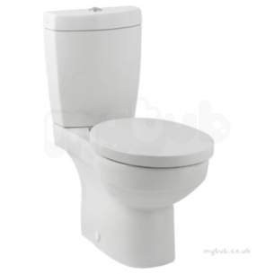 Twyford Encore -  Encore Close Coupled Toilet Pan Multioutlet Er1148wh