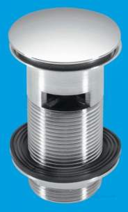 Mcalpine Waste traps overflow -  Mcalpine Slotted Brass Basin Waste 1 1/4 X 3 1/2 Chrome Plated